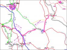 دانلود نقشه راهنمای مرز مهران تا نجف اشرف و کربلای معلی