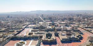 تصویر هوایی از حرم امام رضا علیه السلام