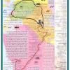 نقشه و مسیر حرکت کاروان امام حسین السلام از مدینه به مکه و از آنجا به کربلا