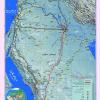 مسیر کاروان اسرای کربلا + نقشه تحقیقی : نقشه «خط سیر کاروان حسینی از مدینه به مدینه»