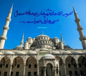 پیامبر (ص): محبوبترین جای شهرها در نزد خداوند متعال مسجدهای آن شهر است. نهج الفصاحه
